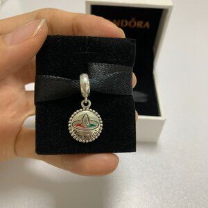 Pandora Limited Edition Viva Mexico Sombrero Dangle Pendant